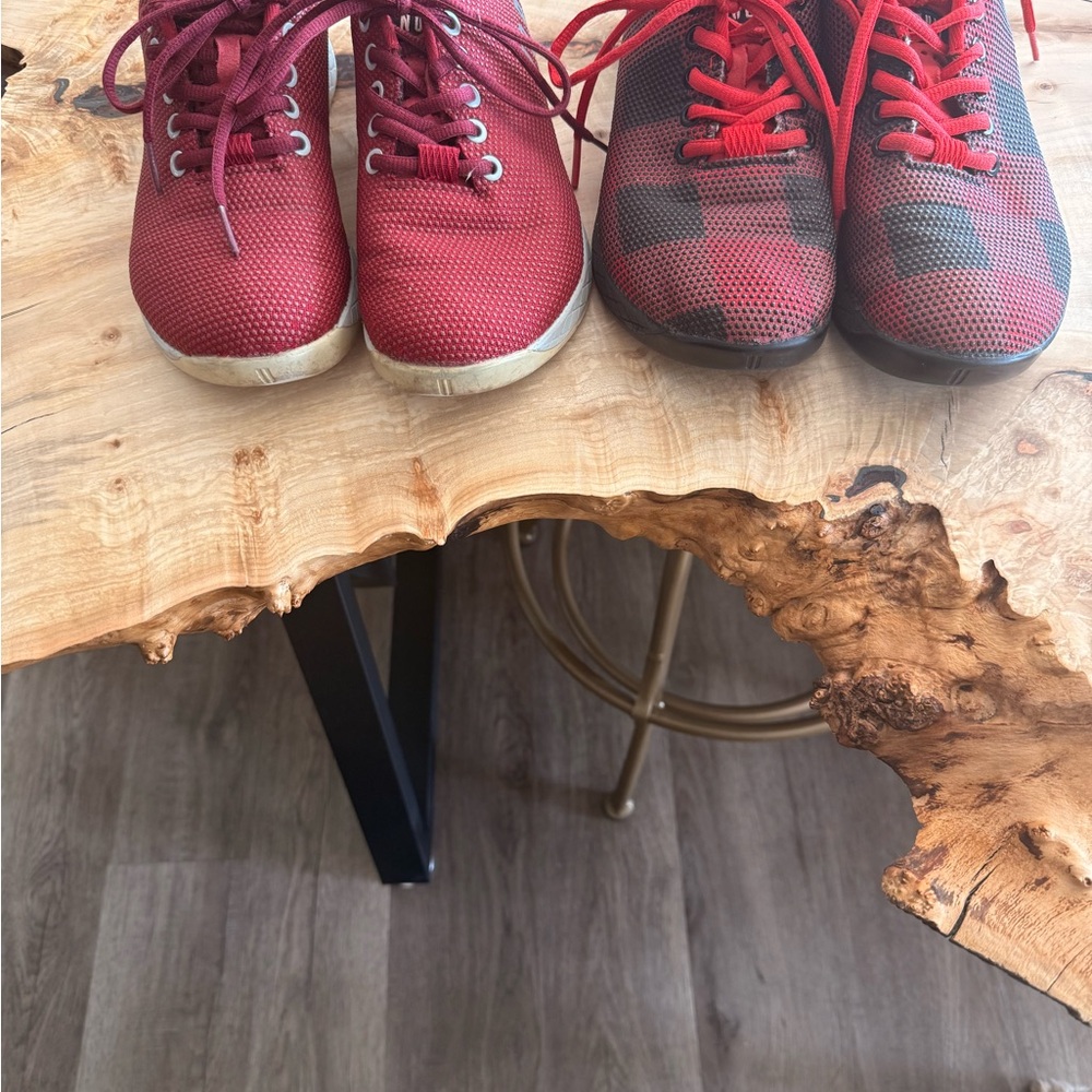 NOBULL Red and Black Athletic Shoes
